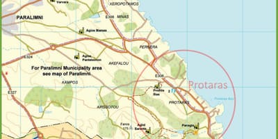 Peta jalan dari protaras, Siprus