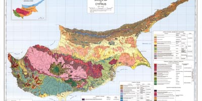 Siprus geografis peta