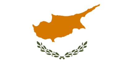 Peta dari Siprus bendera
