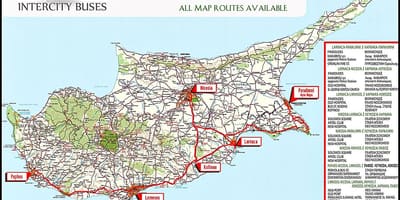 Siprus peta rute bus
